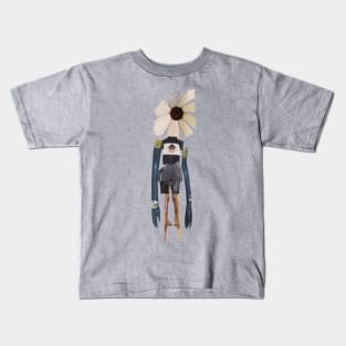 A floral gentleman or woman influenced by the Maasai and their ability to jump up to 3 feet vertically Kids T-Shirt